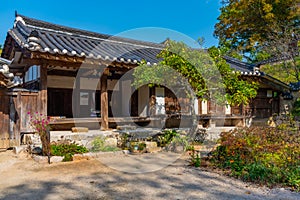 Sangchunheon Gotaek house at Yangdong folk village in the Republic of Korea