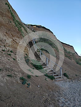 Sangeika resort on the coast of Black sea in Odessa region, Ukraine