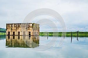 Sangklaburi underwater Temple