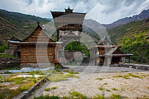 Sangla Fort - Hindu Temple. Sangla, Himachal Pradesh, India.