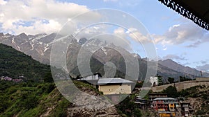 Sangla vally, indian village, kinnaur, himachal pradesh