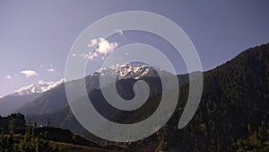 Sangla vally, indian village, kinnaur, himachal pradesh