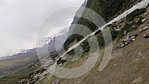 Sangla vally, indian village, kinnaur, himachal pradesh