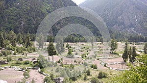 Sangla vally, indian village, kinnaur, himachal pradesh