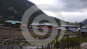 Sangla vally, indian village, kinnaur, himachal pradesh