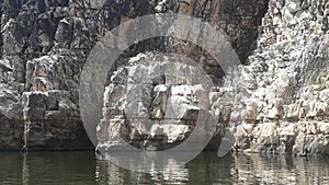 Sangmarmar vally, Marble rocks, stones,  river, jabalpur