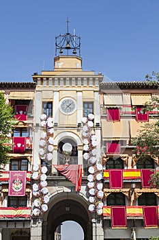 Sangre Arch on Plaza de Zocodover in Toledo photo