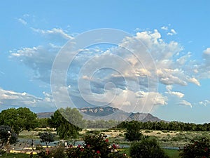Sangre de Christo Mountains Seen From the Santa Ana Pueblo, New Mexico