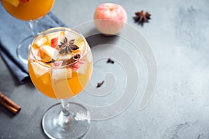 Sangria, apple cider, punch