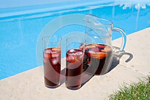 Sangria by the Pool