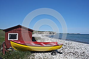 Sangstrup Klint in Denmark photo