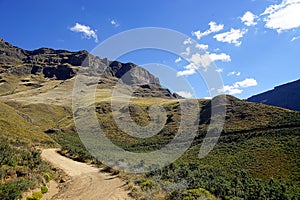 Sani Pass Lesotho South Africa Drakensberge photo