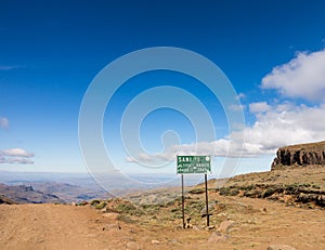 Sani pass to Lesotho