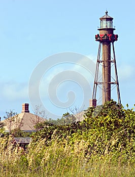 Sanibel Island Lighthouse At Christmas