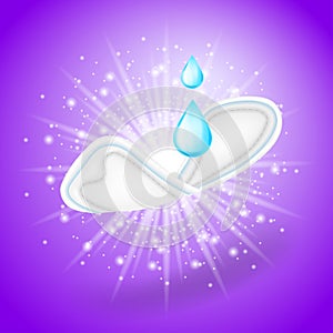 Sanitary Napkin Vector Background