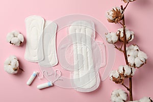 Sanitary pads, tampons and cotton