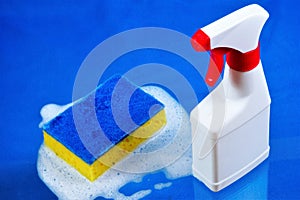 Sanitary recovery of the purity from the trash, sponge in the foam and detergent spray.  Maintaining safe hygiene cleanliness,