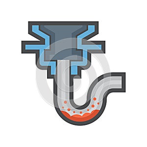 Sanitation cleaning vector icon design