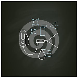 Sanitization services chalk icon