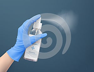 Sanitizer Spray Illustration