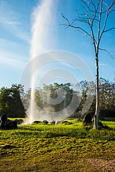 Sankamphaeng hot spring in Chiangmai province