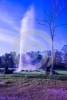 Sankamphaeng hot spring in Chiangmai province