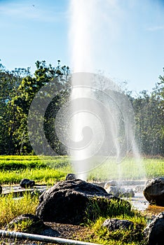 Sankamphaeng hot spring in Chiangmai province