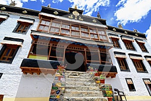 Sankar Gompa Buddhist Monastery in the Leh city in Ladakh