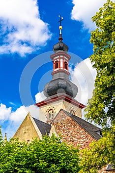 Sankt Jakobus Church in Ruedesheim am Rhein, Ruedesheum, Rudesheim, Rheingau-Taunus-Kreis, Darmstadt, Hessen, Germany photo