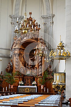 Sankt Maria in der Kupfergasse, barocke Kirche der Schwarzen Mutter Gottes