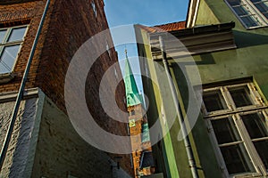 Sankt Olai Kirke. Saint Olaf Church - cathedral church of Elsinore -Helsingor-in north of Zealand, Denmark