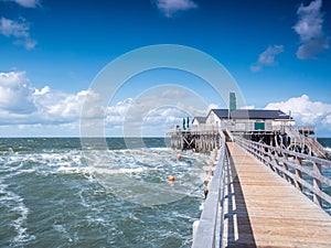 Sankt Peter-Ording in Germany North Sea