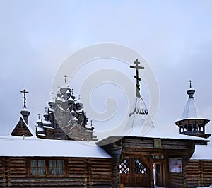 Sankt-Petersburg church architecture religion sky winter snow