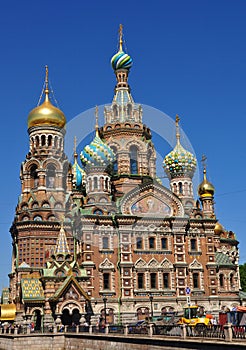 Sankt Petersburg church of the spilled blood photo