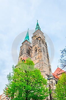 Sankt Sebaldus church in Nurnberg, Germany