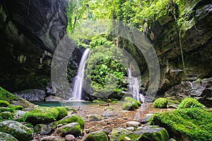 Sanmin Bat Cave in Fuxing District, Taoyuan, Taiwan.