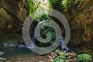 Sanmin Bat Cave, a large natural rock cavern