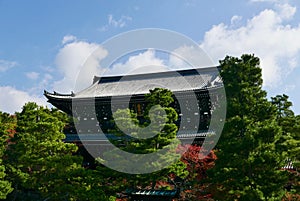 Sanmon gate at chionin in Kyoto photo