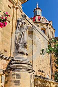 Sannat Church Statue