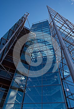 Sanomatalo, tall glass office building