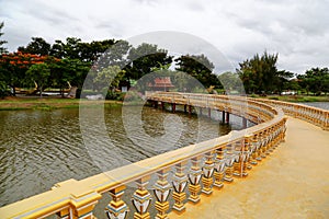 Sanphet Prasat Palace, Ancient City, (Ancient City, Muang Boran) park.