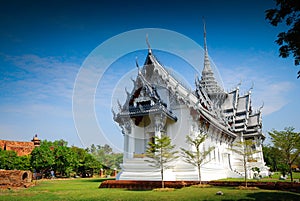 Sanphet Prasat Palace in Thailand photo