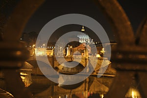 SanPietro vatican Good nigth with stars (home-pope)