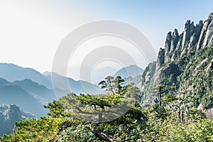 Sanqingshan mountain scenery