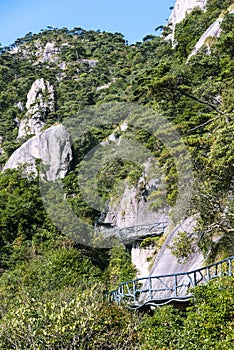 Sanqingshan mountain scenery