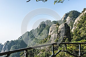 Sanqingshan mountain scenery