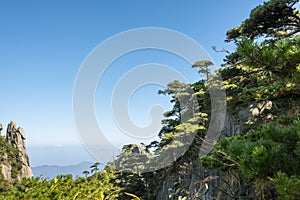 Sanqingshan mountain scenery