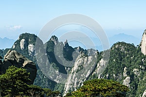 Sanqingshan mountain scenery