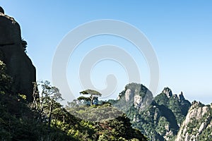 Sanqingshan mountain scenery