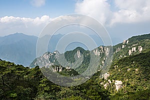 Sanqingshan mountain scenery